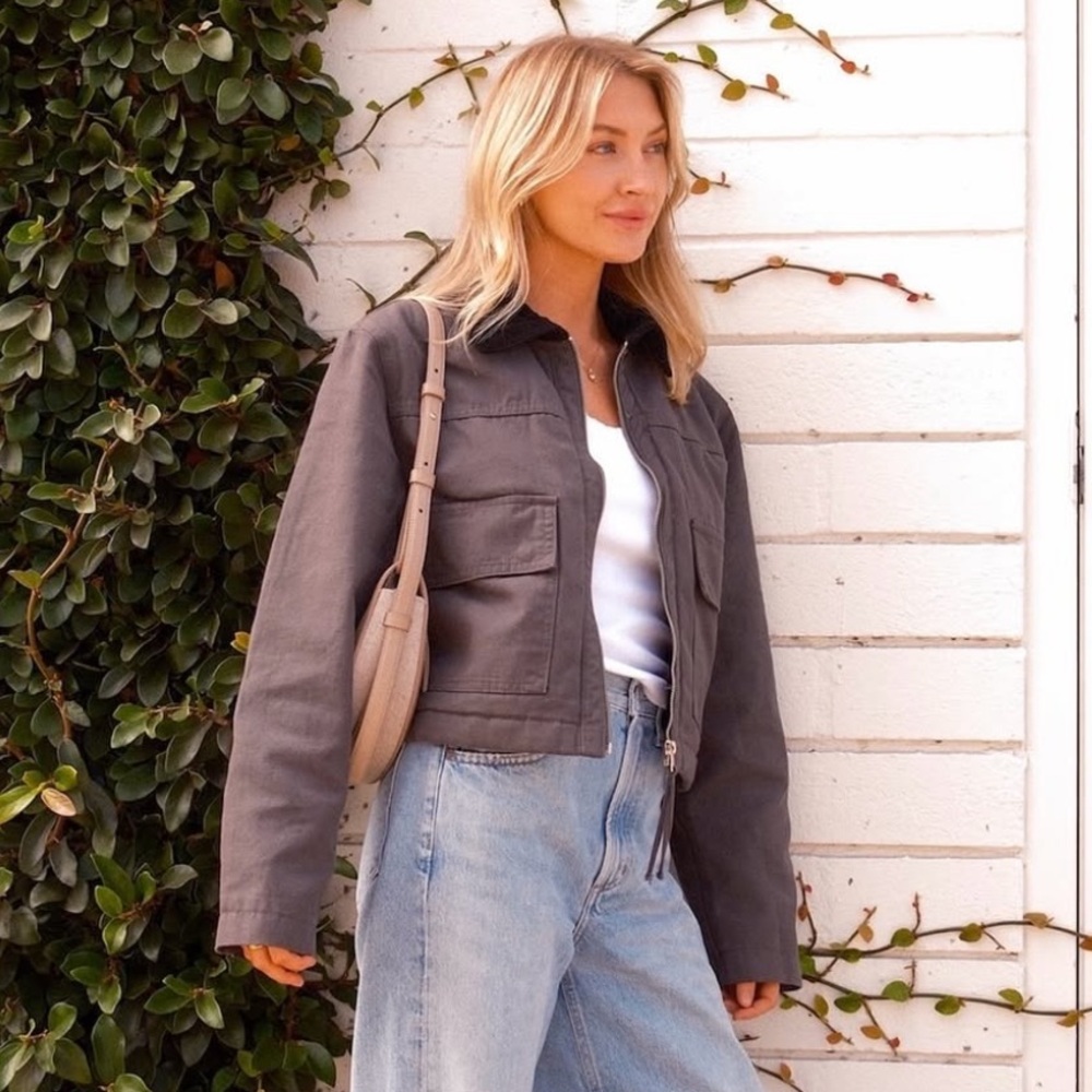 ASOS Gray Utility Jacket